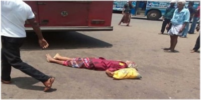 வவுனியாவில் பேருந்து நிலையத்தில் விபத்து முதியவர் பரிதாப் பலி!