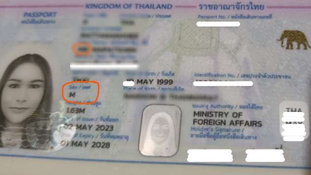 அரை நிர்வாண சுற்றுலாப் பயணி: ஆணா அல்லது பெண்ணா?