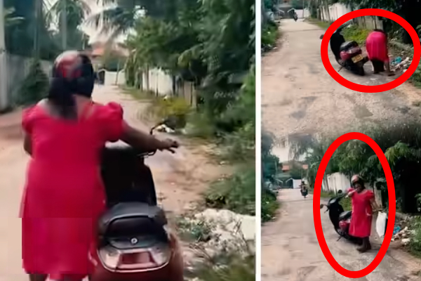 தெருவில் குப்பை கொட்டிய பெண்னை மீண்டும் அள்ள வைத்த நபர்; யாழில் கலகலப்பு!