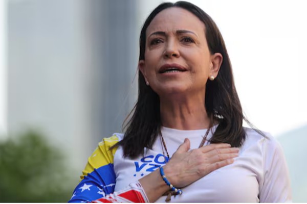 வெனிசுலா அரசுக்கு சவால் விடுத்த நோபல் பரிசு பெற்ற மச்சாடோ