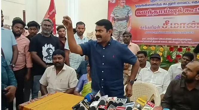 புதுச்சேரி: நிருபரை அடிக்கப் பாய்ந்த சீமான்; சுற்றி வளைத்து தாக்கிய தொண்டர்கள்! – என்ன நடந்தது ?