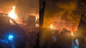 3000 கிலோ வெடிபொருள் வெடிப்பு… தடயவியல் குழு உட்பட 9 பேர் பலி